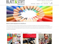 blatt-stift.ch Webseite Vorschau