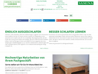 schlaf-gesund-konzept.ch Webseite Vorschau