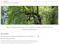 aikido-windischeschenbach.de Webseite Vorschau