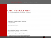 creativ-service-klein.de Webseite Vorschau