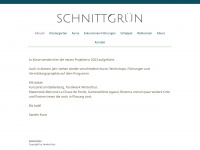 schnittgruen.ch Webseite Vorschau