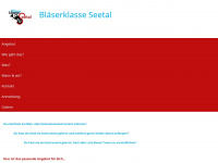 bläserklasse-seetal.ch Webseite Vorschau