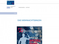 wedeler-musiktage.de Webseite Vorschau