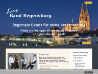 band-regensburg.de Webseite Vorschau