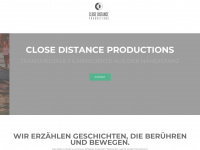 close-distance.de Webseite Vorschau
