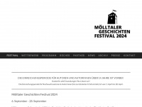moelltaler-geschichten-festival.at Webseite Vorschau