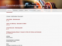 kammerorchester-schwerzenbach.ch Webseite Vorschau