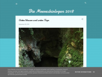 diemeeresbiologen2018.blogspot.com Webseite Vorschau