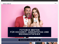 fotobox-mieten.at Webseite Vorschau