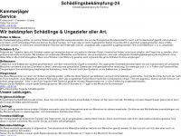 schaedlingsbekaempfung-24.ch Webseite Vorschau