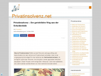 privatinsolvenz.net Webseite Vorschau