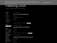 freedivingzurich.ch Webseite Vorschau
