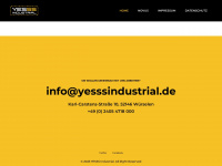 yesssindustrial.de Webseite Vorschau