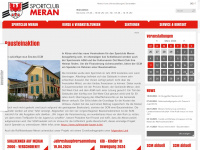 sportclub-meran.it Webseite Vorschau