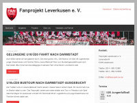 fanprojekt-lev.de Webseite Vorschau