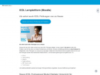 icdl-lernen.de Webseite Vorschau