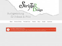 skriptur-design.de Webseite Vorschau