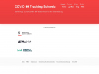 covidtracker.ch Webseite Vorschau