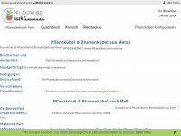 pflanzkuebel-nach-mass.de Webseite Vorschau