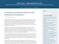 emailmarketing.info Webseite Vorschau