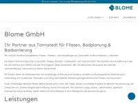 blome.gmbh Webseite Vorschau