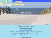 fahrradvermietung-heiligenhafen.de Webseite Vorschau