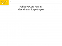 palliative-care-forum.de Webseite Vorschau