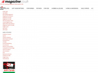 magazine.co.uk Webseite Vorschau