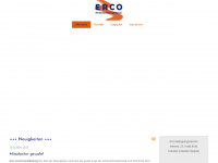 erco-reinigungsservice.de Webseite Vorschau