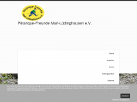 petanque-freunde-marl-luedinghausen.de Webseite Vorschau