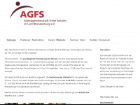 agfs-brb.org Webseite Vorschau