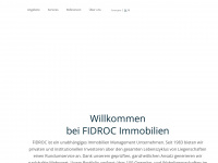 fidroc.ch Webseite Vorschau