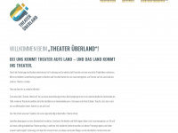 theater-ueberland.de Webseite Vorschau