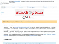 infektiopedia.de Webseite Vorschau