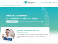 hoppe-naturheilpraxis.de Webseite Vorschau