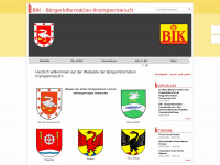 buergerinformation-krempermarsch.de Webseite Vorschau