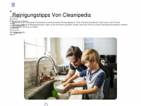 cleanipedia.com Webseite Vorschau