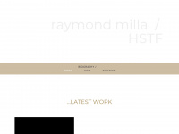raymond-milla.com Webseite Vorschau