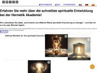 hermetik-akademie.com Webseite Vorschau