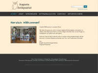 augusta-antiquariat.de Webseite Vorschau