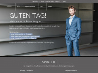 sprecher-komponist.com Webseite Vorschau