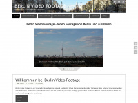berlinvideofootage.de Webseite Vorschau