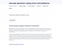online-brokervergleich.at Webseite Vorschau