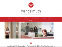 wendelmuth.net Webseite Vorschau