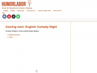 humorlabor.at Webseite Vorschau