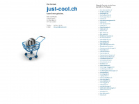 just-cool.ch Webseite Vorschau