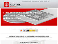 blech-auf-mass.ch Webseite Vorschau