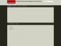 historisches-bauteillager.ch Webseite Vorschau