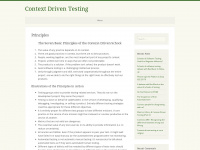 context-driven-testing.com Webseite Vorschau