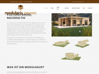 modularis-novum.at Webseite Vorschau